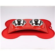 Janette Pets Exclusive Set 2x 385ml, red - Dog Bowl