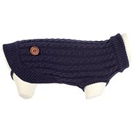 Zolux Braided Dog Sweater DANDY blue 40cm - Sweater for Dogs
