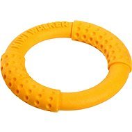Kiwi Walker Throw and Float TPR Ring, Orange, 18cm - Dog Toy