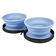 Kiwi Walker Travel Bowl, Blue, 350ml - Travel Bowl for Dogs and Cats