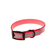 Biothane Reflective Collar Beta - Pink, Width of 19mm, Circumference of 40cm - Dog Collar
