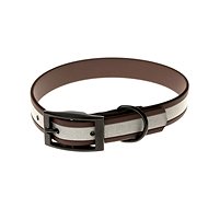 Biothane Reflective Collar Beta - Brown, Width of 19mm, Circumference of 45cm - Dog Collar