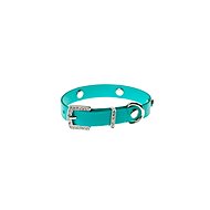 Biothan collar Chaton - turquoise, width 13 mm, perimeter 25 cm - Dog Collar