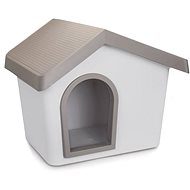 IMAC Dog shed plastic - gray - L 72.2 × W 61.8 × H 62.3 cm - Dog Kennel