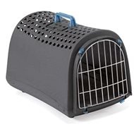 IMAC Recycled Plastic Dog and Cat Crate - Anthracite - L 50 x W 32 x H 34,5cm - Dog Carriers