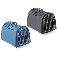 IMAC Recycled Plastic Dog and Cat Crate - Blue - L 50 x W 32 x H 34,5cm - Dog Carriers