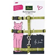 Hunter Cat Harness with Leash by Laura, Green - Harness