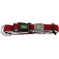 Hunter Hilo Vario Basic Collar, Red 40 - 60cm - Dog Collar