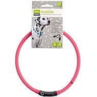 Hunter svietiaci LED obojok Yukon, ružový - Obojok pre psa