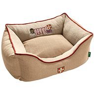 Hunter University Dog Bed, Beige 80 × 60cm - Bed