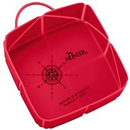 Hunter Folding Bowl Leaf, Red 590ml - Travel Bowl for Dogs and Cats