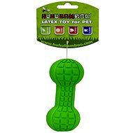 Huhubamboo Dumbbell, Green 14cm - Dog Toy