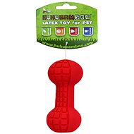 Huhubamboo Dumbbell, Red 14cm - Dog Toy