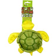 Huhubamboo Animal Turtle Green/Brown 22cm - Dog Toy