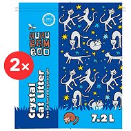 Huhubamboo Silicone Cat Litter 2 × 7.2l - Cat Litter