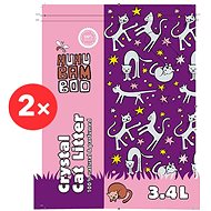 Huhubamboo Silicone Cat Litter - Lavender 2 × 3.4l - Cat Litter