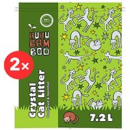 Huhubamboo Silicone Litter - Menthol 2 × 7.2l - Cat Litter