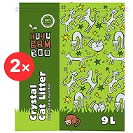 Huhubamboo Silicone Bedding - Menthol 2 × 9l - Cat Litter