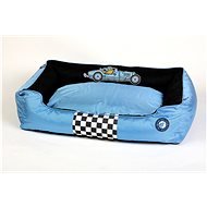 Kiwi Walker Racing Buggati Dog Bed made of Orthopedic Foam, size M, Blue - Bed