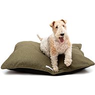 Forest Green Tweed Pillow Dog Bed, 60×80cm - Pet Bed