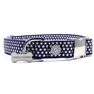 HUGO & HUDSON Blue Star Collar, XS 21-30cm - Dog Collar