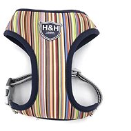 HUGO &HUDSON Multi-Coloured Stripe Dog Harness, S - Harness