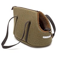 MUTTS & HOUNDS Green Tweed Bag for Dogs - Dog Carrier Bag