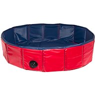 Karlie Folding Pool for Dogs Blue/Red 80 × 20cm - Dog Pool