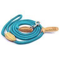 Doodlebone Neon Blue Rope Leash - Lead