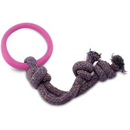 Beco Hoop on a Rope Small Pink - Dog Toy