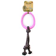Beco Hoop on a Rope Large Pink - Dog Toy