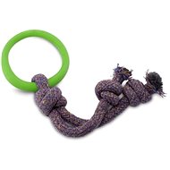 Beco Hoop on a Rope Small Green - Dog Toy