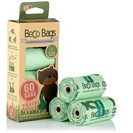Beco Compostable Poop Bags Travel 4 × 15 (60 pcs) - Dog Poop Bags