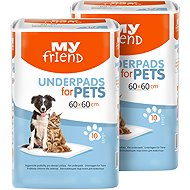My Friend Absorbent pads 60 × 60 cm, 2 × 10 pcs - Absorbent Pad