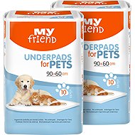 My Friend Absorbent pads 60 × 90 cm, 2 × 10 pcs - Absorbent Pad