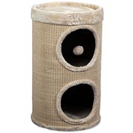 Magic Cat MC Emma 36×36×60cm with toy beige - Cat Scratcher