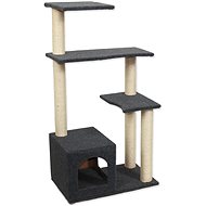 Magic Cat Resting Place MC Leona 60 × 35 × 114cm Carpet, Grey - Cat Scratcher