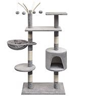 Shumee Cat Scratcher with Sisal Posts Grey 96 × 35 × 125cm - Cat Scratcher