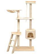 Shumee Cat Scratcher with Sisal Posts Beige 97 × 40 × 150cm - Cat Scratcher