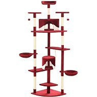 Shumee Cat Scratcher with Sisal Posts White and Red 203cm - Cat Scratcher