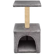 Shumee Cat Scratcher with Sisal Posts Grey 30 × 30 × 55cm - Cat Scratcher