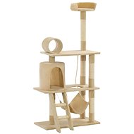 Shumee Cat Scratcher with Sisal Posts Beige 70 × 35 × 140cm - Cat Scratcher