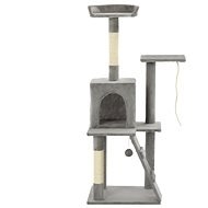 Shumee Cat Scratcher with Sisal Posts Grey 50 × 50 × 120cm - Cat Scratcher