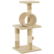 Shumee Cat Scratcher with Sisal Posts Beige 30 × 30 × 65cm - Cat Scratcher