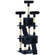 Shumee Cat Scratcher with Sisal Posts, Blue 50 × 50 × 170cm - Cat Scratcher