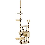 Shumee Cat Scratcher with Sisal Posts, Beige-brown 246–280cm - Cat Scratcher