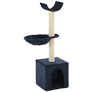 Shumee Cat Scratcher with Sisal Posts Blue 30 × 30 × 105cm - Cat Scratcher