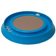 Cobbys Pet Fun Cat Cardboard Scraper with a Toy 41 × 38 × 5cm - Cat Scratcher