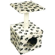 DUVO+ Christa Paw Prints 31 × 31 × 57cm - Cat Scratcher
