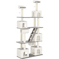 Shumee Cat scratching post with sisal posts white 225 cm - Cat Scratcher